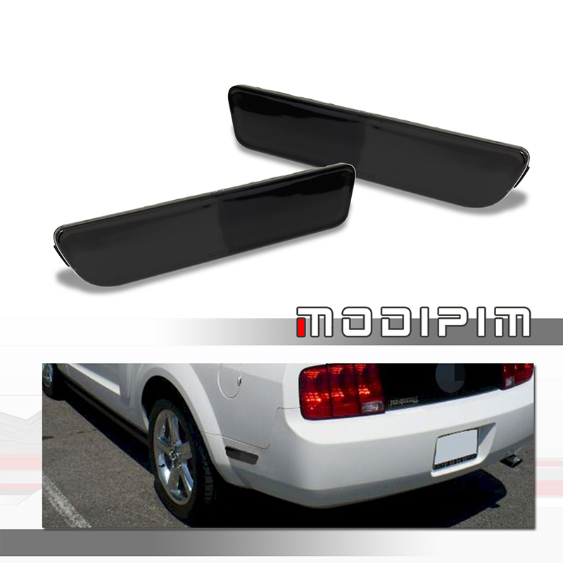 Signal Flare Kit - スモーク/クリアレンズリアバンパーサイドマーカーインジケータライトフェンダーフレアライトハウジング 2005 2006 2007 2008 2009
