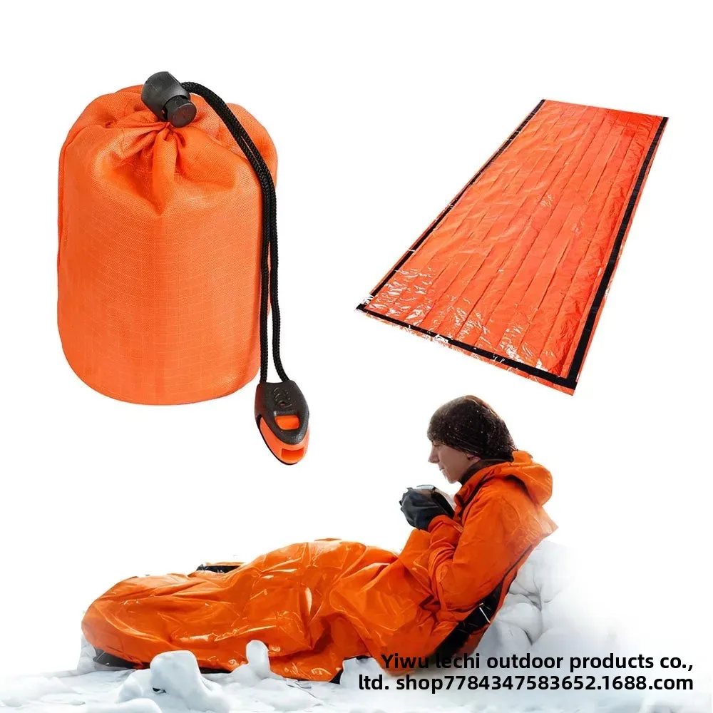 Bivy Bag Emergency - 緊急用寝袋 保温サバイバルビビーテント 防水 軽量 低体温症予防 キャンプ