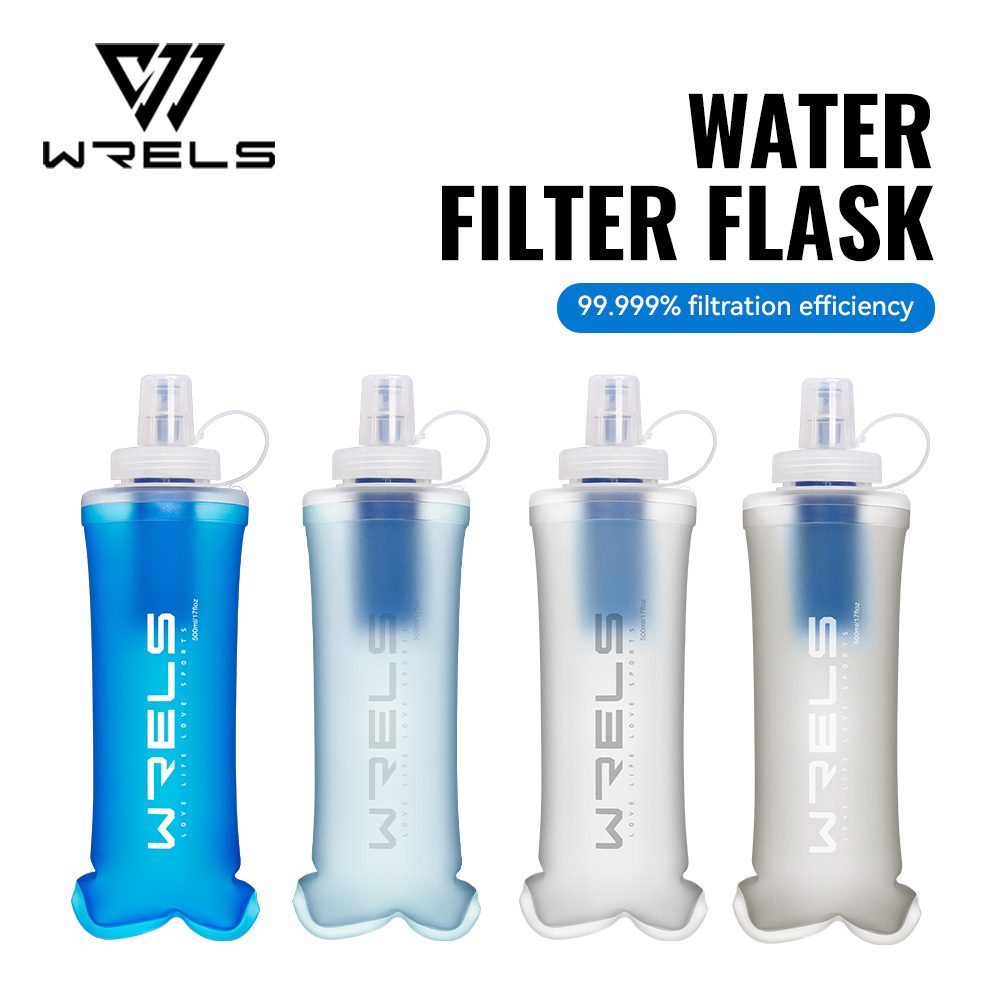 WRELS ウォーターフィルターボトル 折りたたみ式ソフトウ - Water Bag Collapsible のレビューと価格